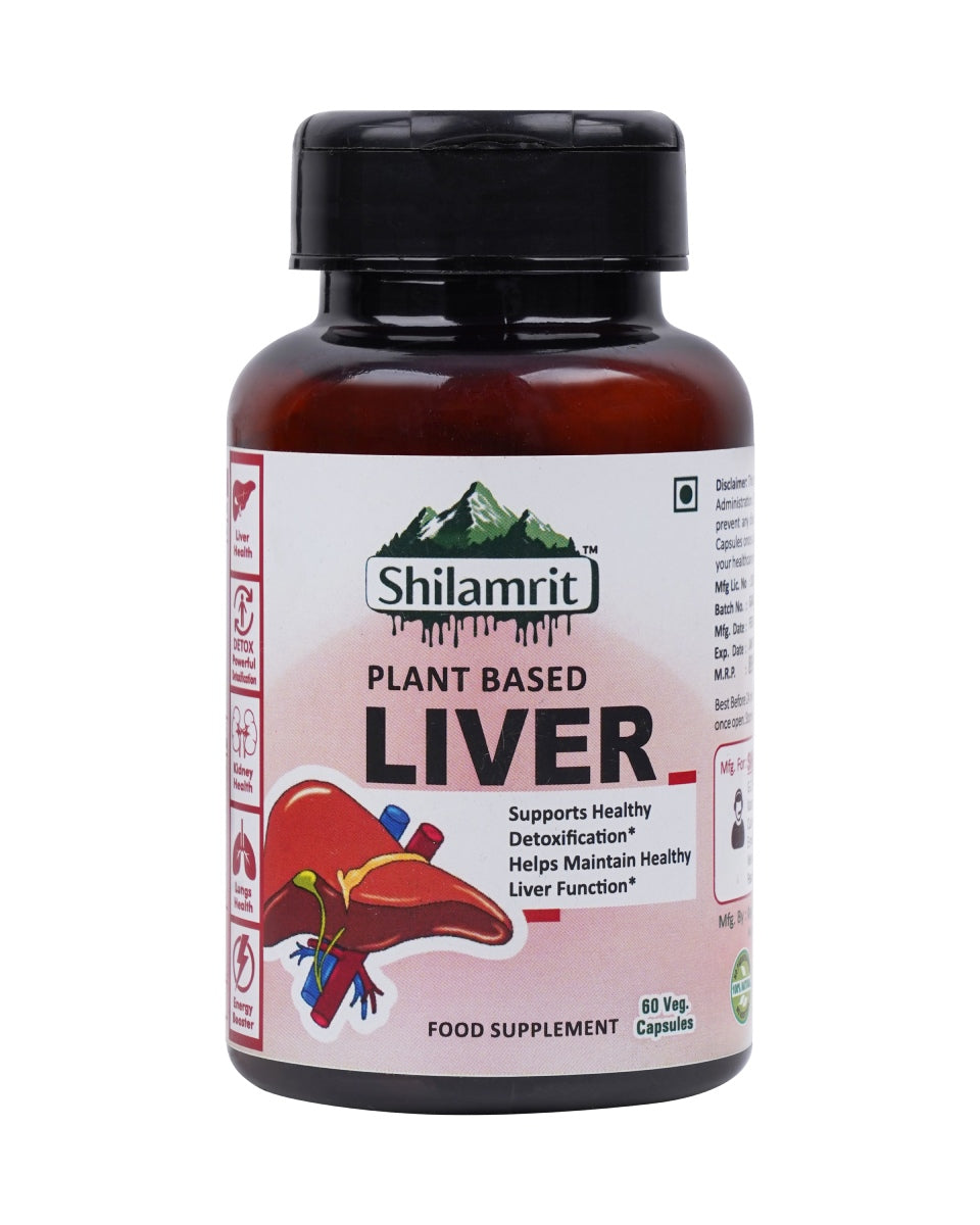 Shilamrit Plant-Based Liver Detox Capsules