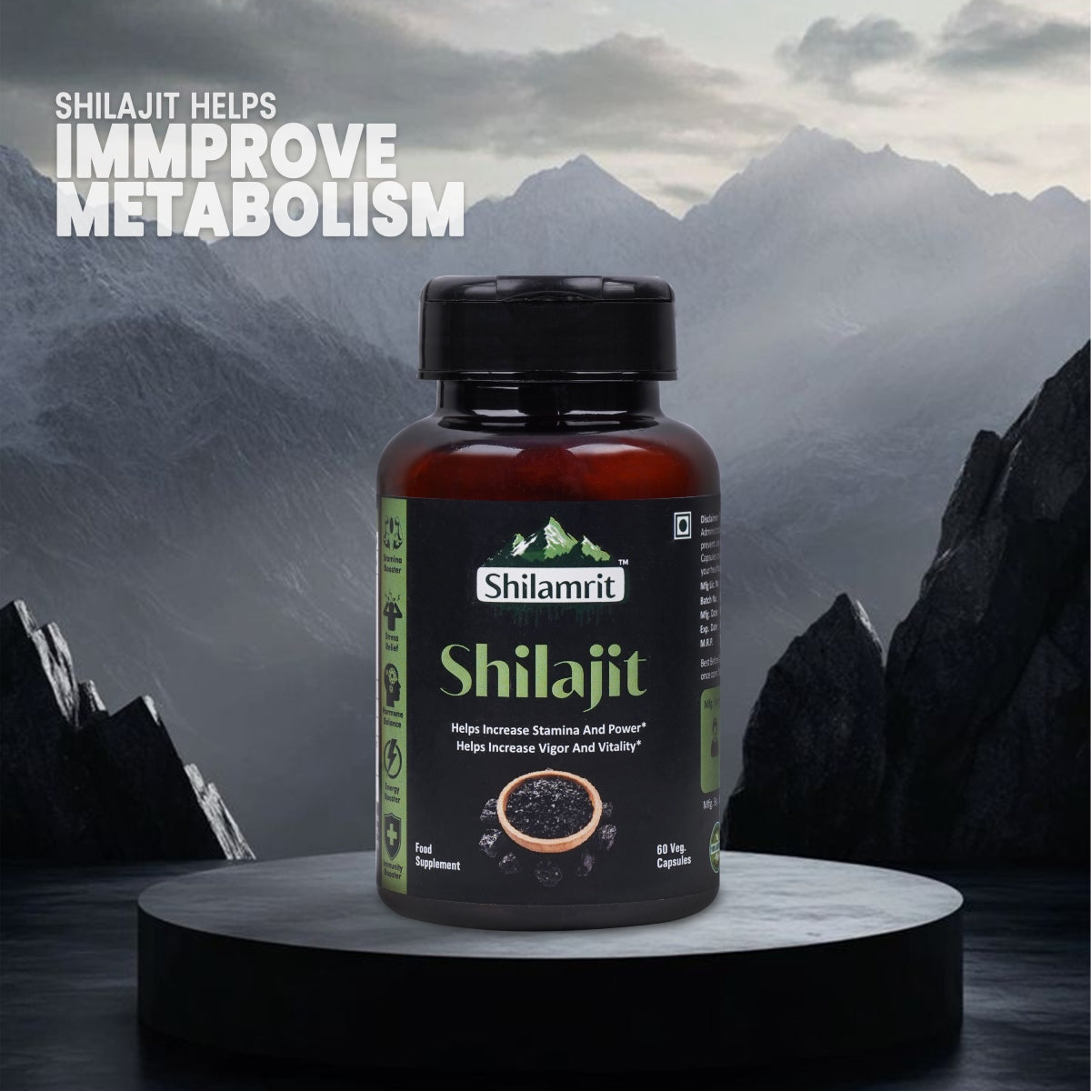 Shilamrit Shilajit Veg Capsules