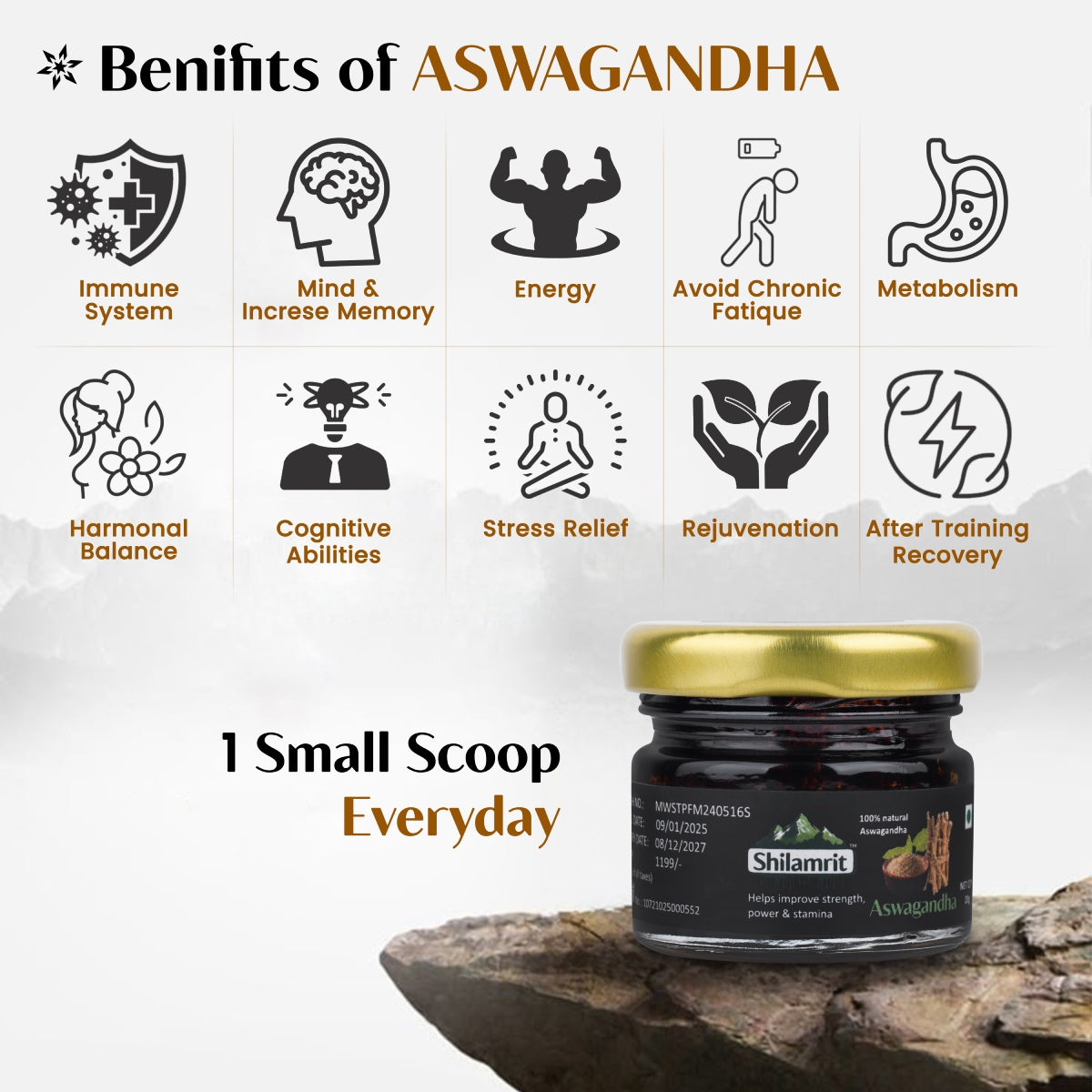 Shilamrit Ashwagandha Resin